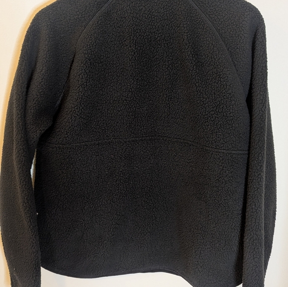 Vineyard Vines Black Women's 1/2 Zip Sherpa Fleece Size Small - Picture 8 of 10